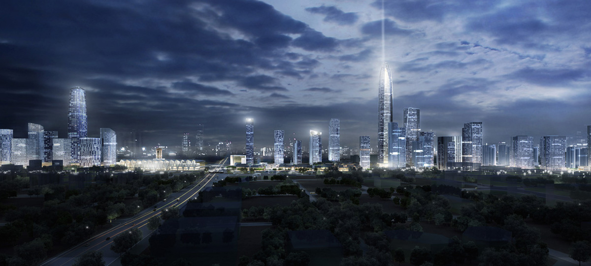 石家莊中央商務(wù)區(qū)的南區(qū)和北區(qū)，將分別以金融和智慧為核心進(jìn)行建設(shè)，帶動(dòng)產(chǎn)業(yè)經(jīng)濟(jì)集聚