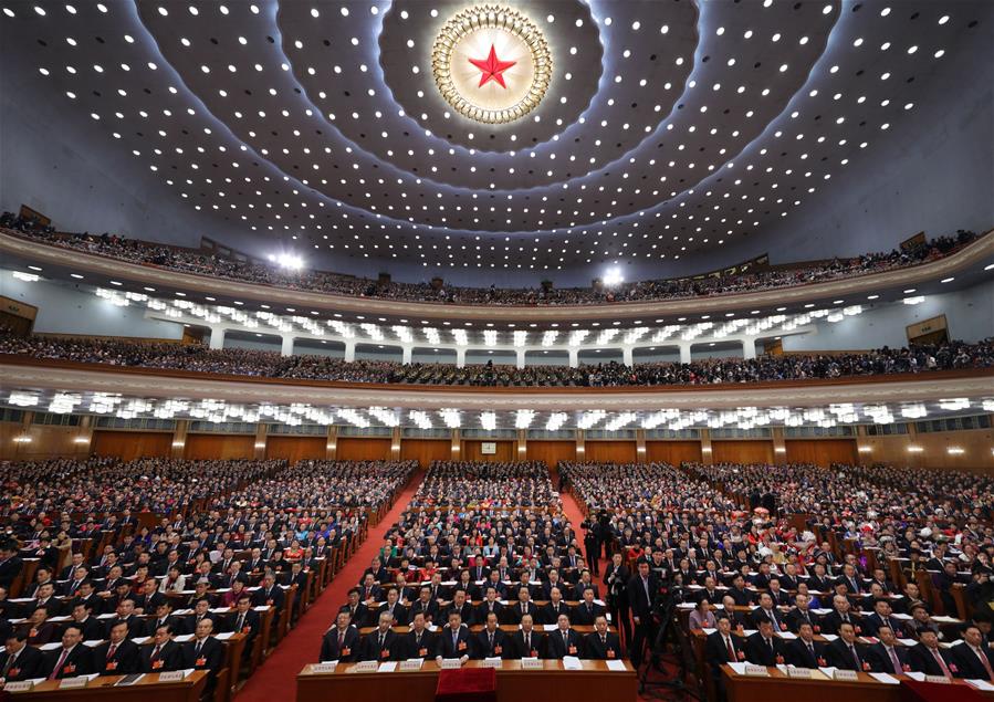 （兩會(huì)&middot;人大開幕&middot;XHDW）（21）十三屆全國人大一次會(huì)議在京開幕