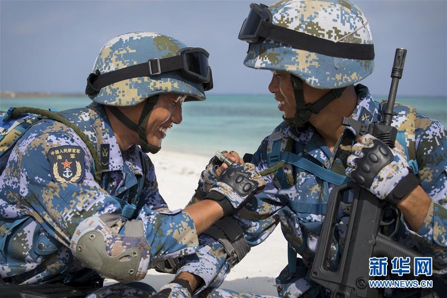 （壯麗70年&middot;奮斗新時代&middot;新華全媒頭條&middot;圖文互動）（7）&ldquo;你在我的航程上，我在你的視線里&rdquo;&mdash;&mdash;走進(jìn)海軍西沙中建島官兵的五彩世界