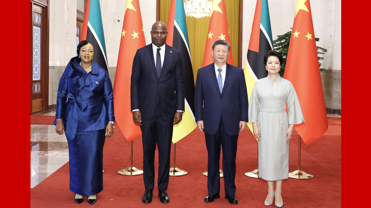 習近平同莫桑比克總統(tǒng)查波會談