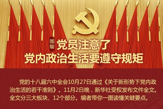 黨員注意了，黨內(nèi)政治生活要遵守規(guī)矩