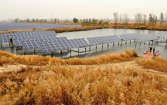 河北南皮：&ldquo;漁光互補(bǔ)&rdquo;光伏電站鋪就綠色扶貧路