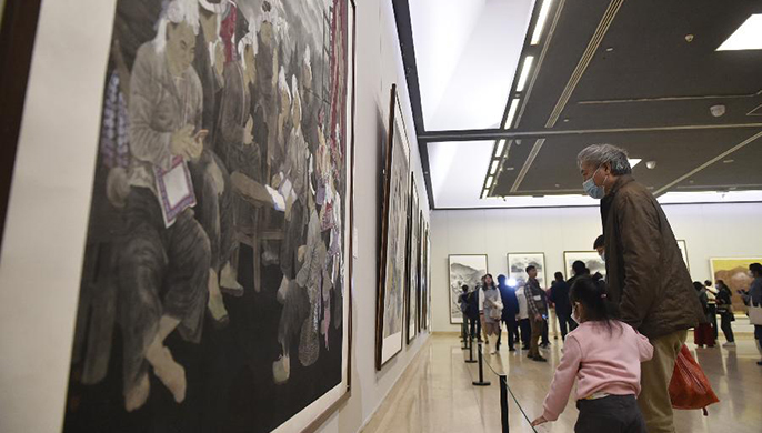 守望鄉(xiāng)愁&mdash;&mdash;黔東南苗族侗族自治州民族文化暨脫貧攻堅(jiān)主題美術(shù)作品展在京開幕