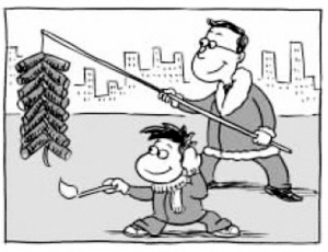 春節(jié)若遇霧霾，煙花怎么放？