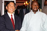 烏干達總統穆塞韋尼會見李源潮
