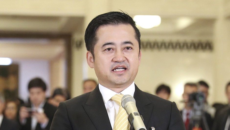 全國(guó)人大代表丁世忠接受采訪(fǎng)