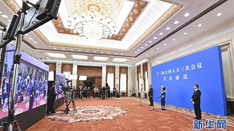 十三屆全國人大三次會議首場&ldquo;代表通道&rdquo;