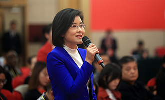 中央電視臺、中國國際電視臺記者提問