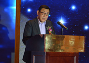 新華網(wǎng)黨組成員、副總裁汪金福致辭