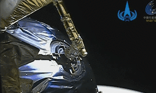 &ldquo;天問一號(hào)&rdquo;探測(cè)器火星捕獲過程影像來了！