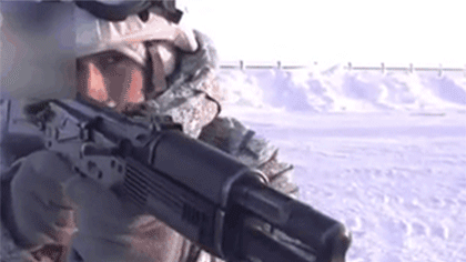 俄在北極地區(qū)舉行大規(guī)?？畿姺N演習(xí)