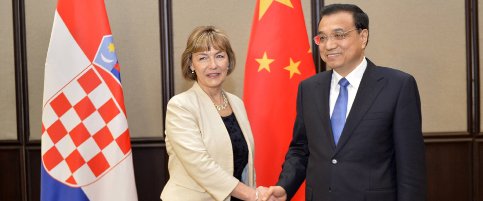 李克強會見克羅地亞總理代表、第一副總理兼外長普希奇