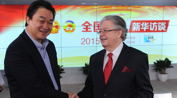 瑞士駐華大使戴尚賢接受新華網(wǎng)獨(dú)家&ldquo;兩會(huì)&rdquo;訪(fǎng)談
