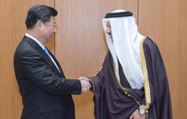 習(xí)近平會(huì)見海灣阿拉伯國(guó)家合作委員會(huì)秘書長(zhǎng)