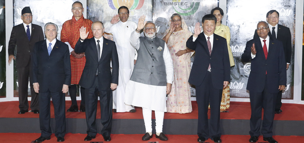 習(xí)近平出席金磚國家領(lǐng)導(dǎo)人同&ldquo;環(huán)孟加拉灣多領(lǐng)域經(jīng)濟技術(shù)合作倡議&rdquo;成員國領(lǐng)導(dǎo)人對話會