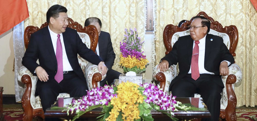 習近平同老撾人民革命黨中央委員會總書記、國家主席本揚舉行會談