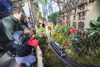 小火車(chē)展看&ldquo;紐約&rdquo;