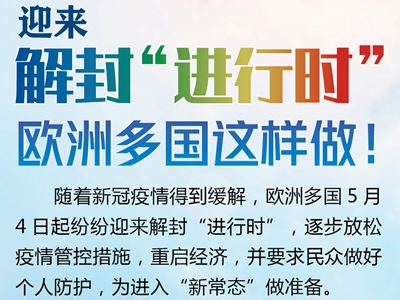 【圖解】迎來解封“進(jìn)行時(shí)” 歐洲多國(guó)這樣做！