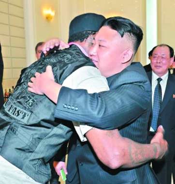 金正恩托羅德曼轉(zhuǎn)告奧巴馬：不打仗，打電話